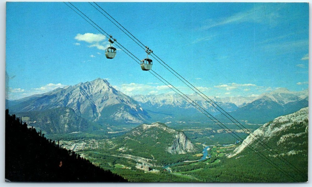 The Banff Sulphur Mountain Gondolas - Canadian Rockies - Banff, Canada