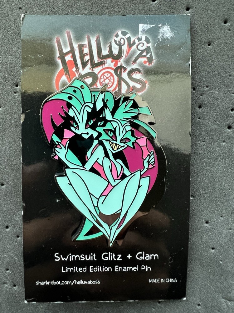 Helluva Boss Swimsuit Glitz + Glam Summer Limited Edition Enamel Pin