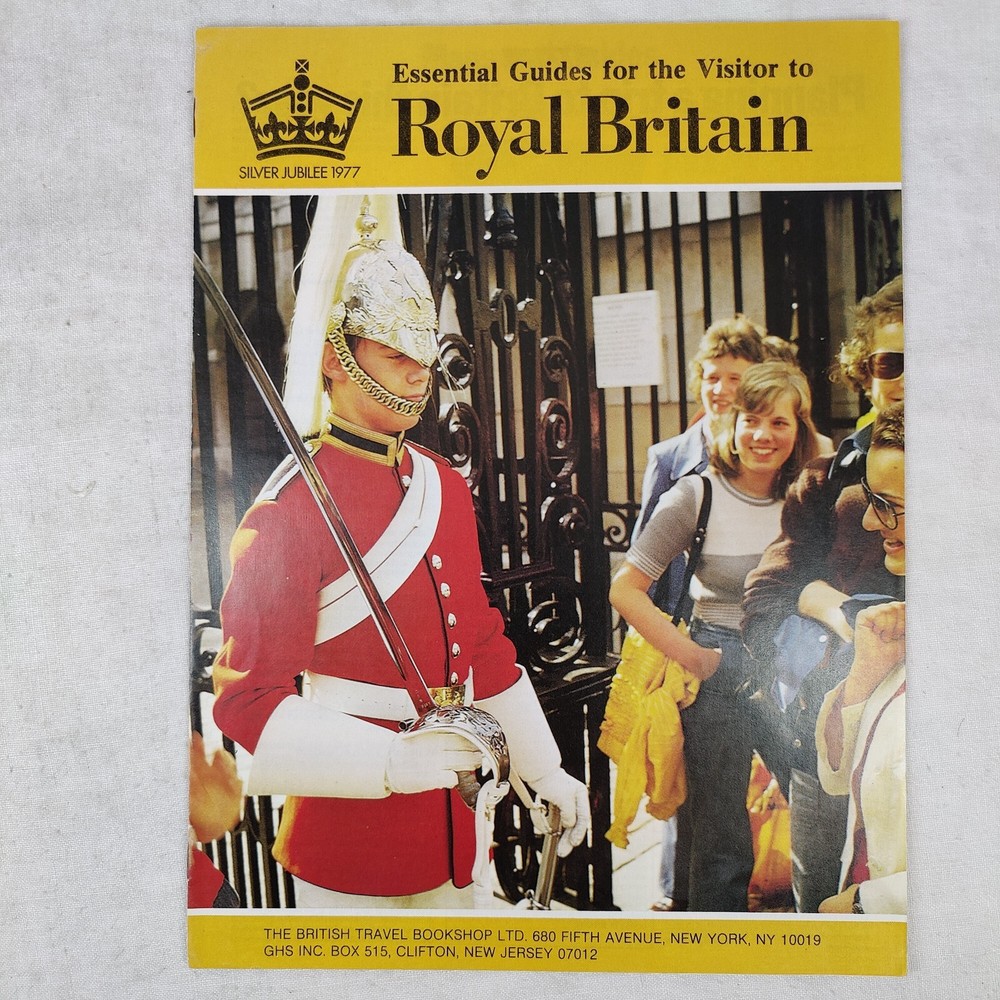 Rare 1977 Royal Britain Essential Guides for the Visitor Silver Jubilee Souvenir