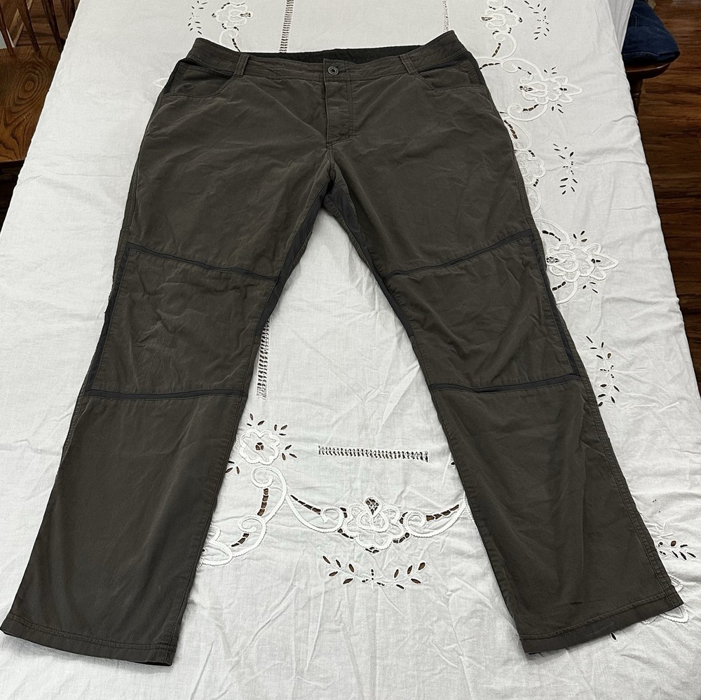 Kuhl Mens Legendary Hiking Pants Brown/Grey Size 40x32 Lightweight