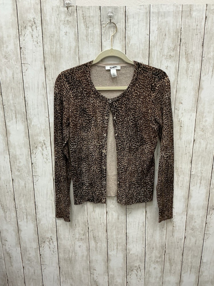 White House Black Market  Button Up Top Size Small 0417-243