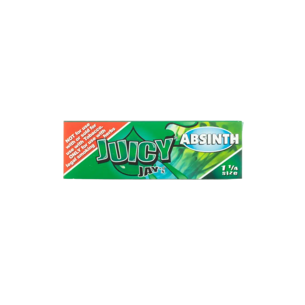 Juicy Jay’s Flavored Rolling Papers – Absinth – 1 1/4 -24pks per display-image