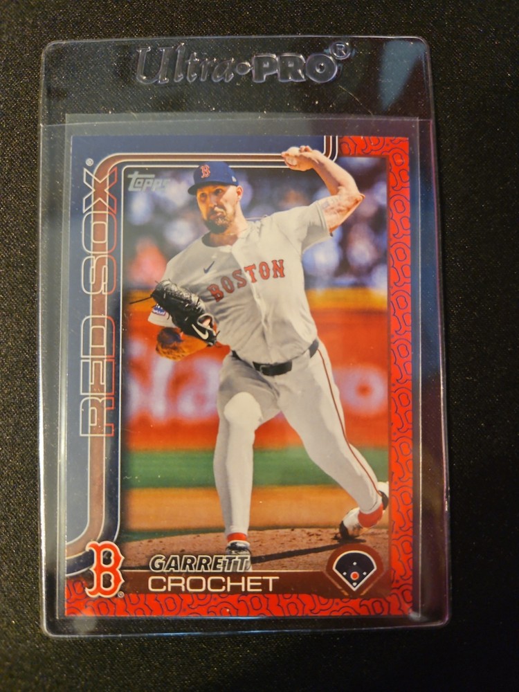 2025 Topps Garrett Crochet #419 Team Border Red Sox