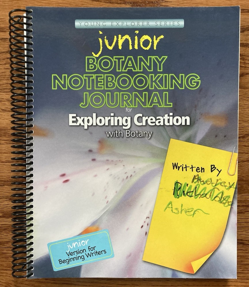 Apologia Exploring Creation with Botany Junior Notebooking Journal