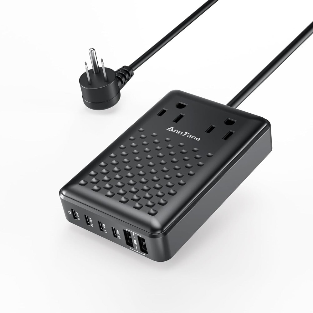 Charging Station 140W USB C Charger Block 8 Port Fast Charging Power Strip 5ft