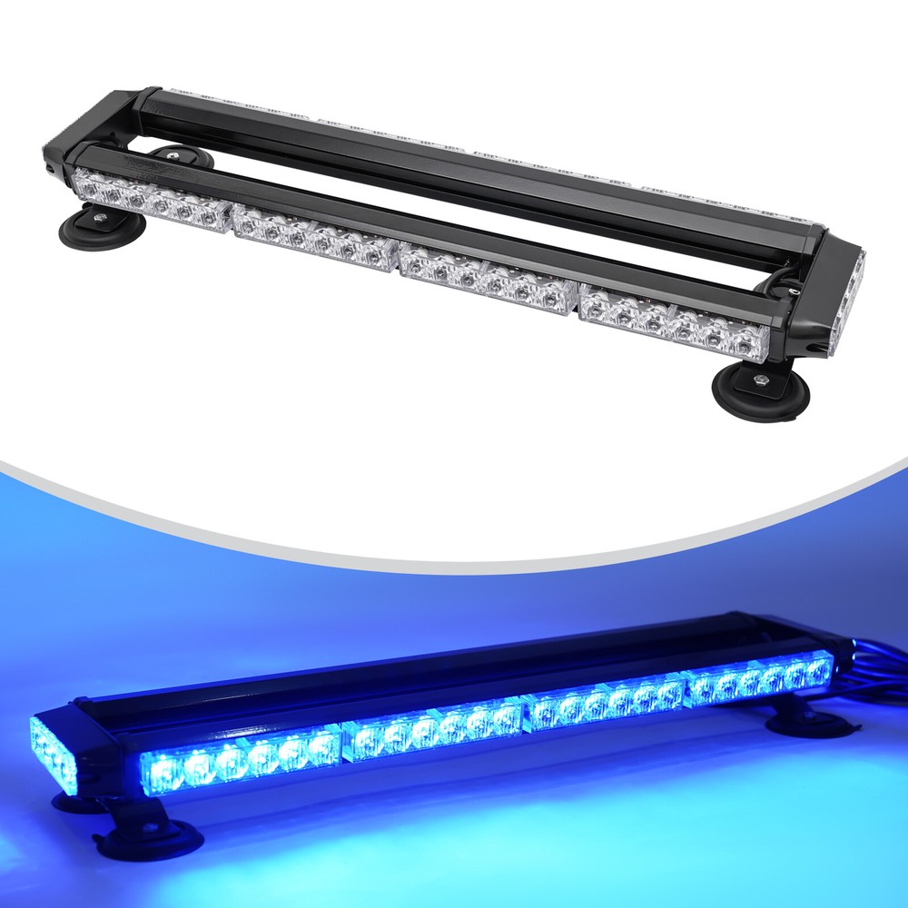 56 LED Strobe Emergency Warning Light Bar 26Inch for Roof Traffic Advisor Flash