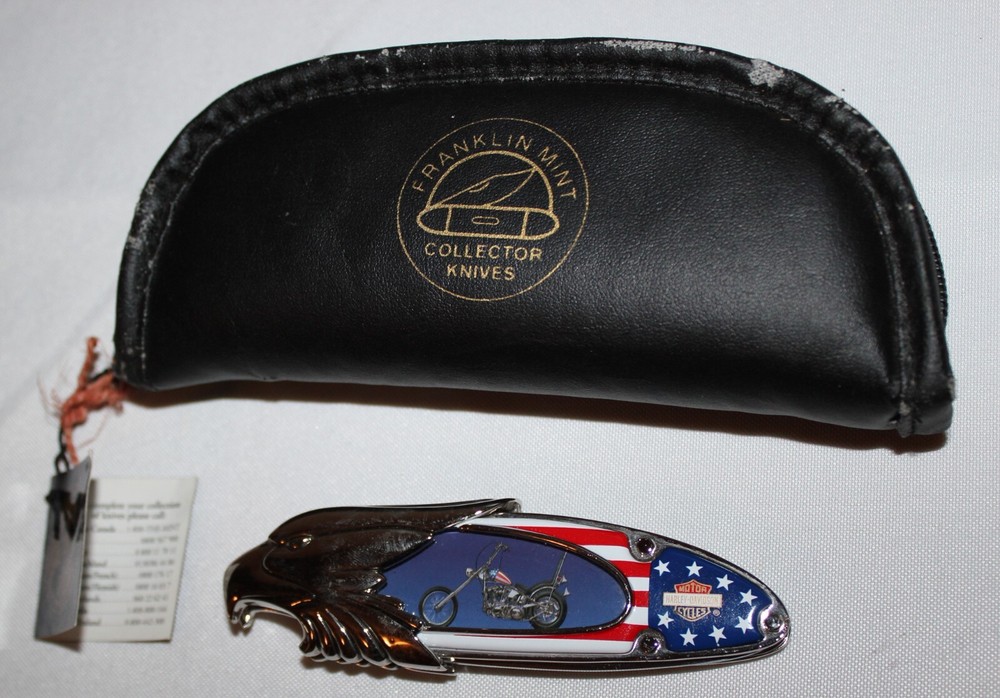 Franklin Mint Harley Davidson Ultimate Chopper folding knife Easy Rider