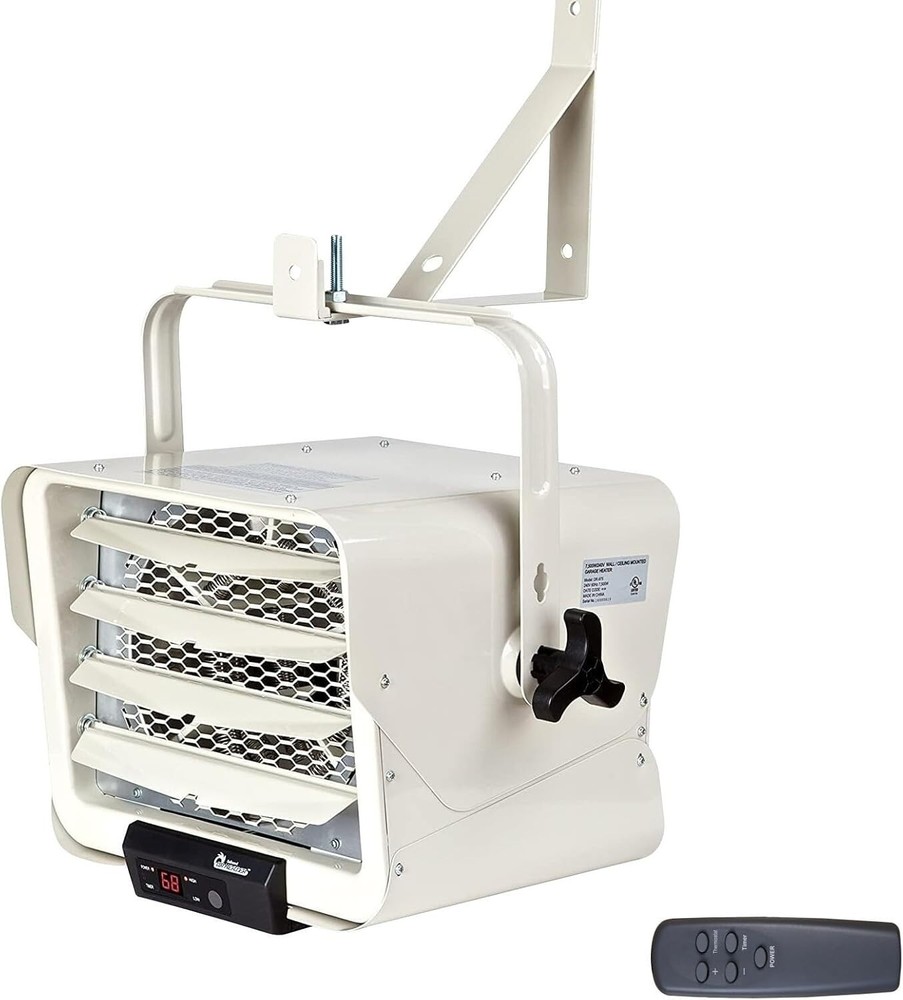 DR-975 7500-Watt 240V Heavy Duty Hardwired Shop Garage Heater Wall/Ceiling Mo