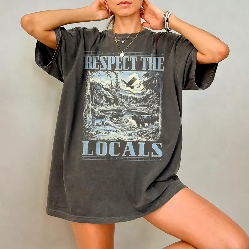 Respect The Locals Vintage Animal Comfort Tee