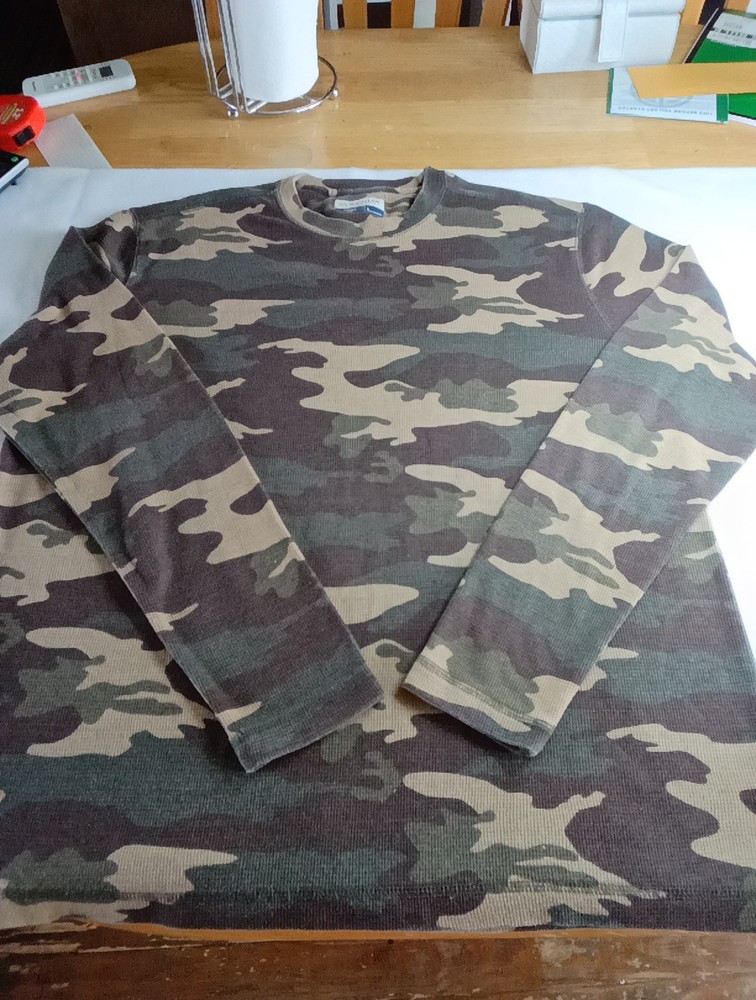 Magellan Outdoors Men's Camouflage Thermal Waffle Knit Long Sleeve Shirt