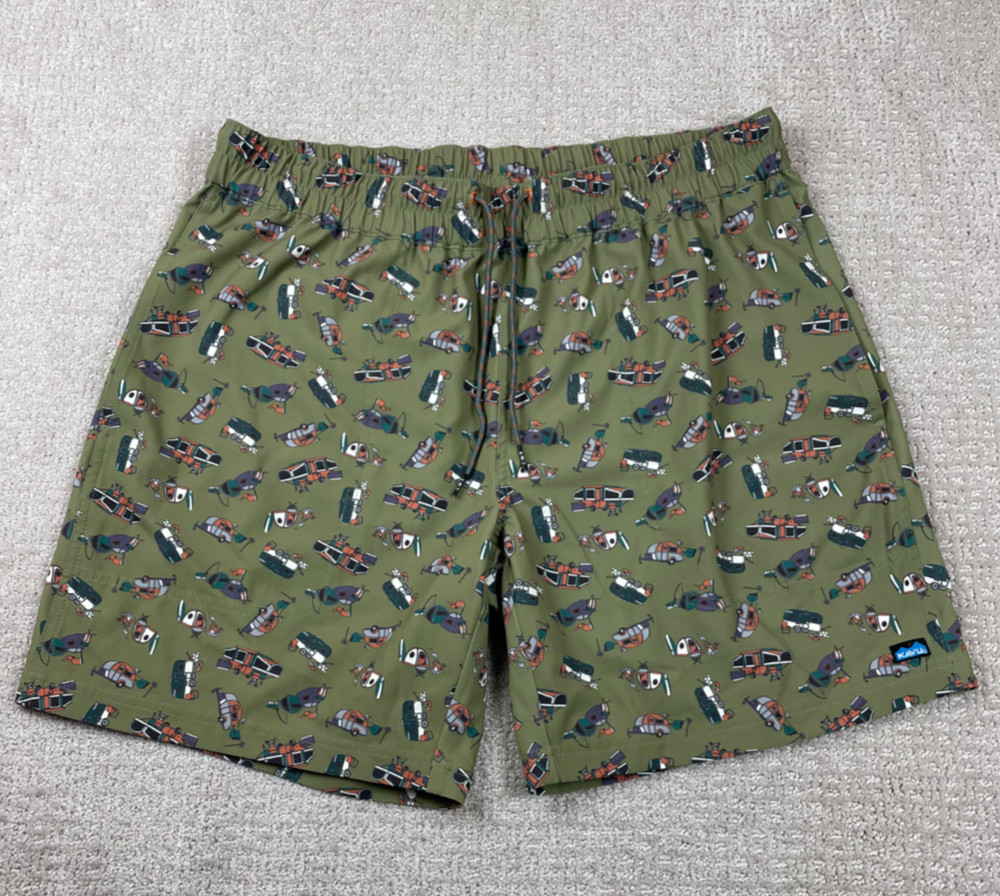 Kavu Costa Shorts Mens XL Camper RV Tent Drawstring Performance Stretch Hiking