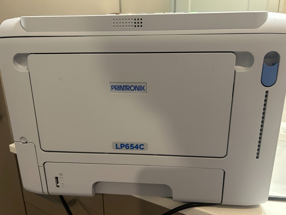 PRINTRONIX LP654C Industrial Color LED Printer Lightly Used Only 866 impressions