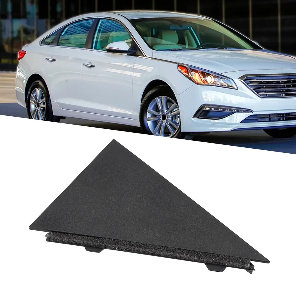 Plastic Rear Left Triangle Molding Cover for Hyundai Sonata 2009 2014 Black