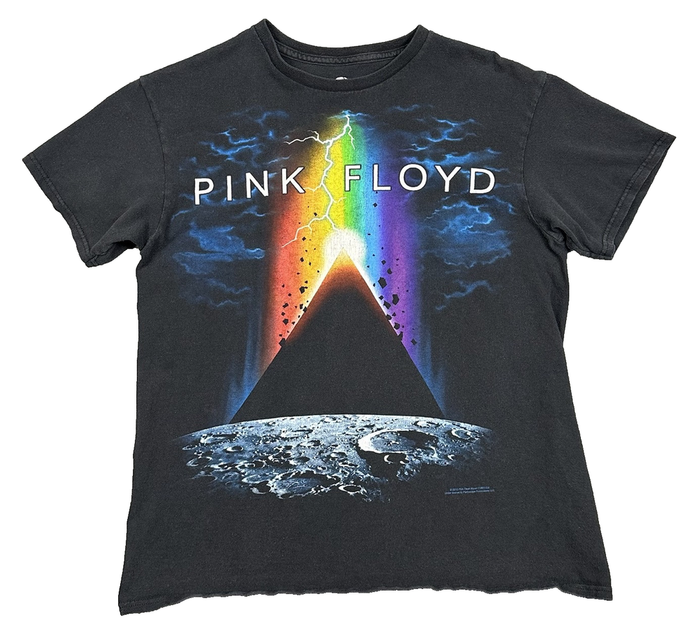 2015 Liquid Blue Pink Floyd T-Shirt Mens Medium Black Dark Side of the Moon