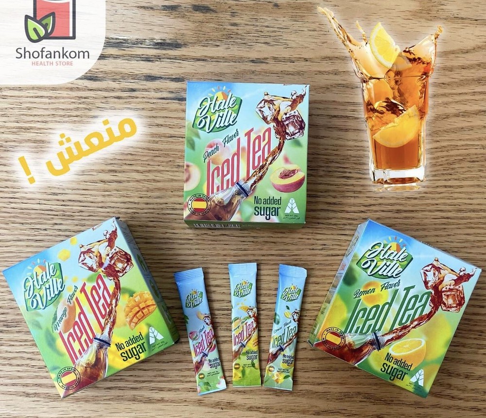 Iced Tea Peach Mango or Lemon Flavour No Added Sugar Tasty and Refreshing Drink