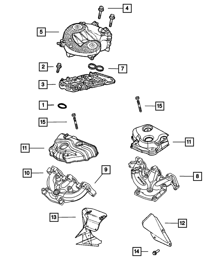 Genuine Mopar Intake Manifold Plenum 4593539AB OEM Replacement  