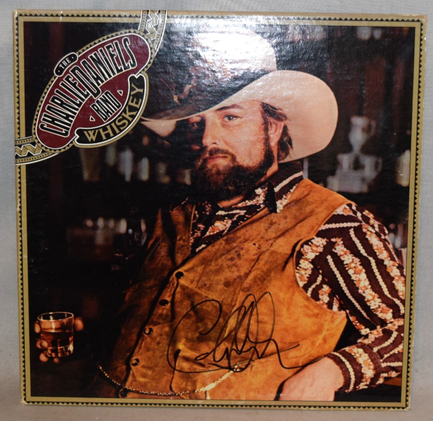 1977 CHARLIE DANIELS BAND- Signed/Autograph/Auto Vinyl LP Record Album - Whiskey