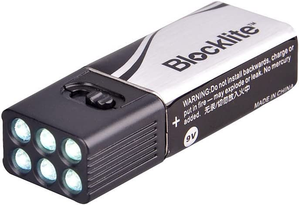 LED Handheld Flashlight 9 Volt Mini Camping Flashlight Super Bright Poke