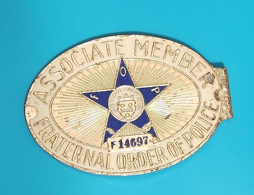 Vintage Fraternal Large Sized License Plate Topper Attachment