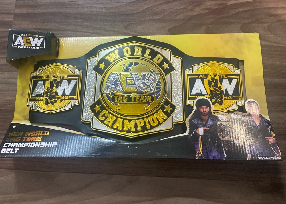 AEW Belt World Tag Team Championship All Elite Wrestling Kids Toy Young Bucks