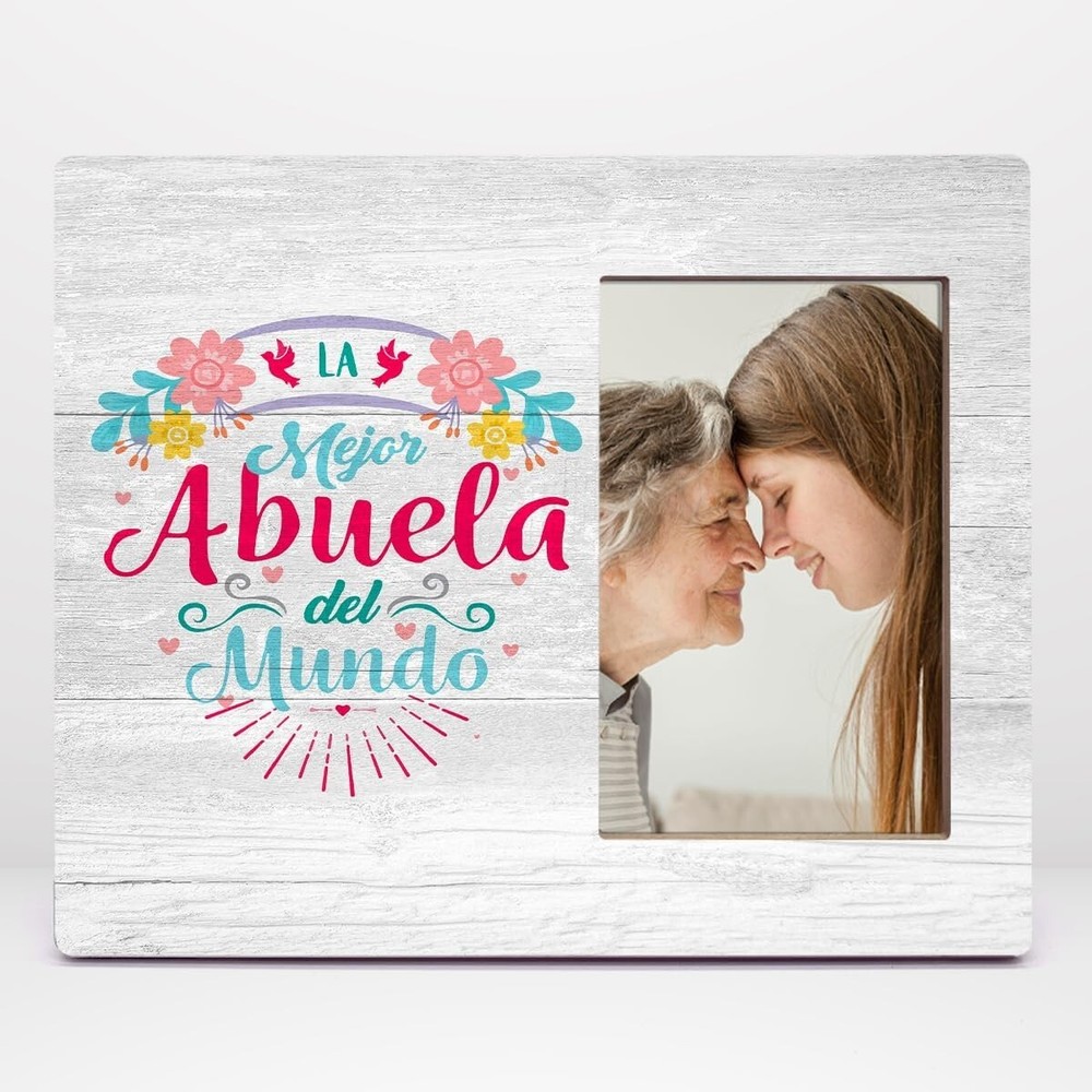 Orchroma Abuela Spanish Picture Frame,Gracias Abuela Gifts,Abuela Gifts 8x10-image