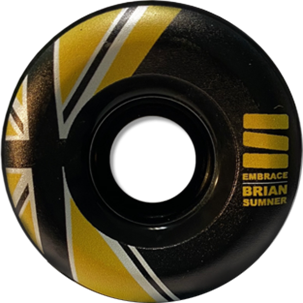 EMBRACE SUMNER UNION CROSS 54mm 100a BLACK/GOLD WHEELS SET