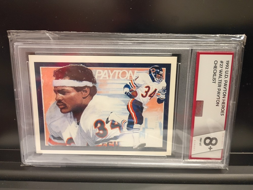 1992 U.D. PAYTON HEROES #27 WALTER PAYTON COLLECT DIRECT 8+