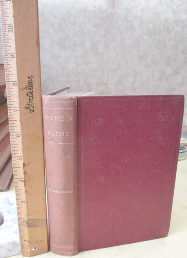 THE POETICAL WORKS Of ALEXANDER POPE,WITH MEMOIR Of AUTHOR,No Date,Circa 1930's