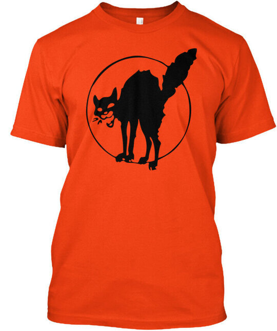 Halloween Cats Premium T-Shirt Made in the USA Size S to 5XL