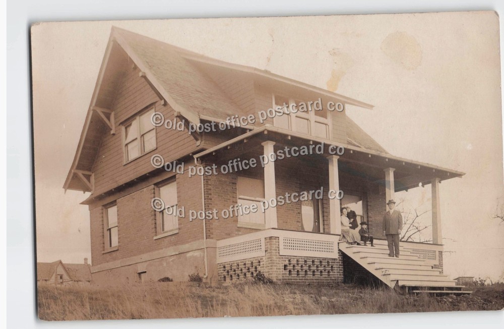 Portland, Oregon-House-Residence-Portland Heights-c1910-RPPC Real Photo Postcard
