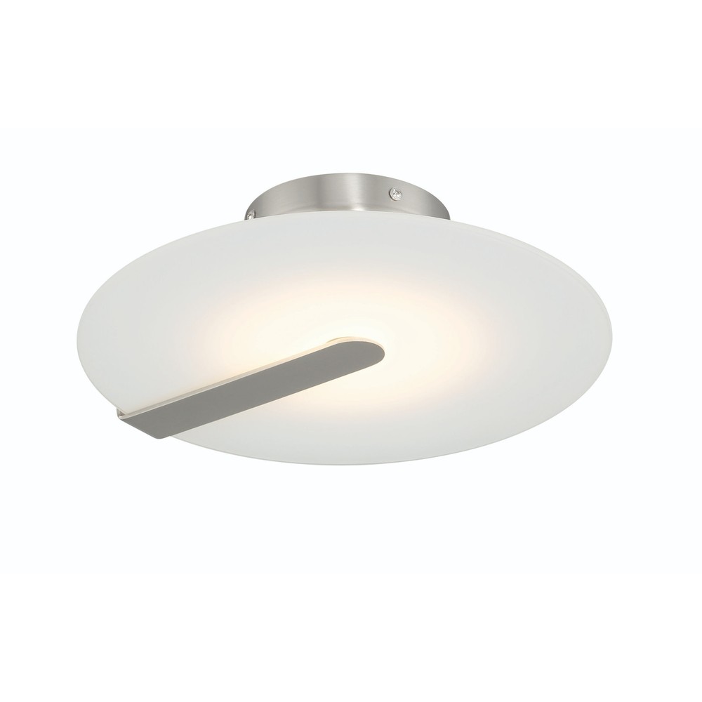 Eurofase Nuvola 12-Inch 3000K White LED Semi-Flush Ceiling Light