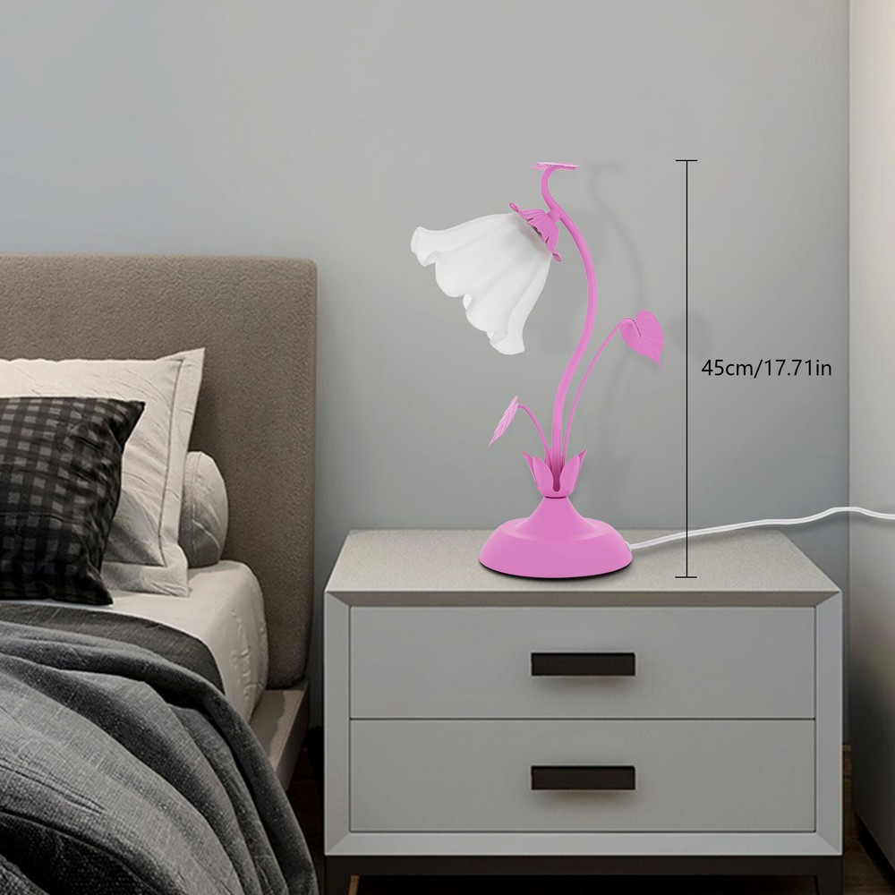 Bedside Table Lamp E26,110V 40W Modern Desktop Lamp, Fit Living Rooms, Bedrooms