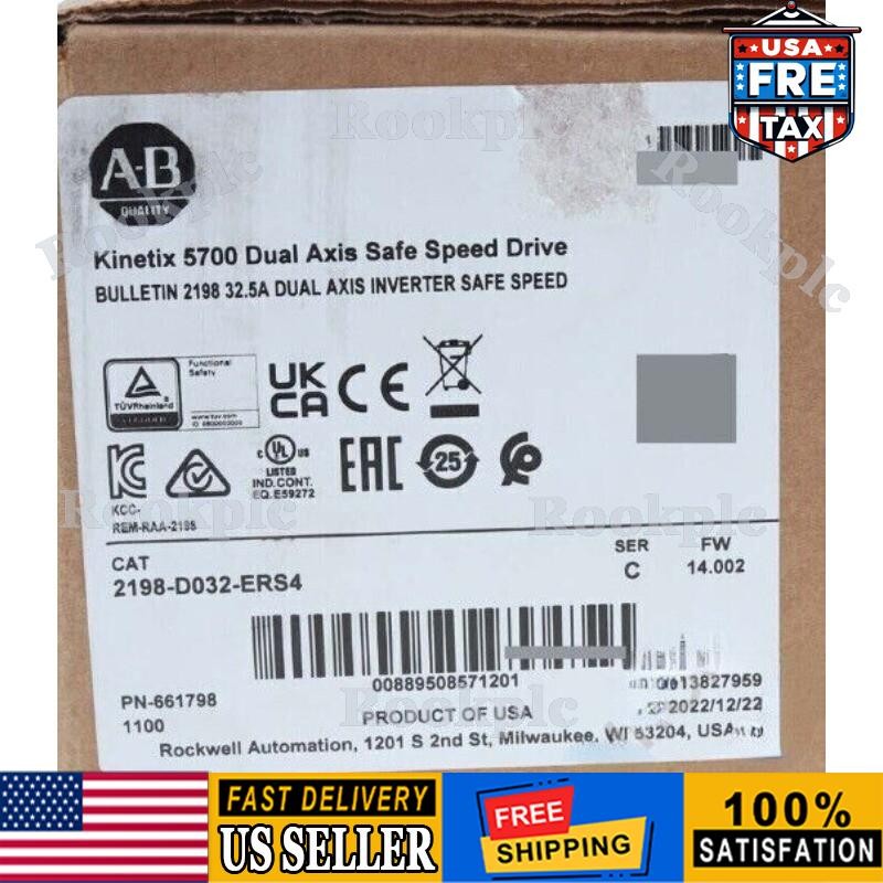New Sealed AB 2198-D032-ERS4 C Kinetix 5700 Servo Drive US Stock US Free Tax