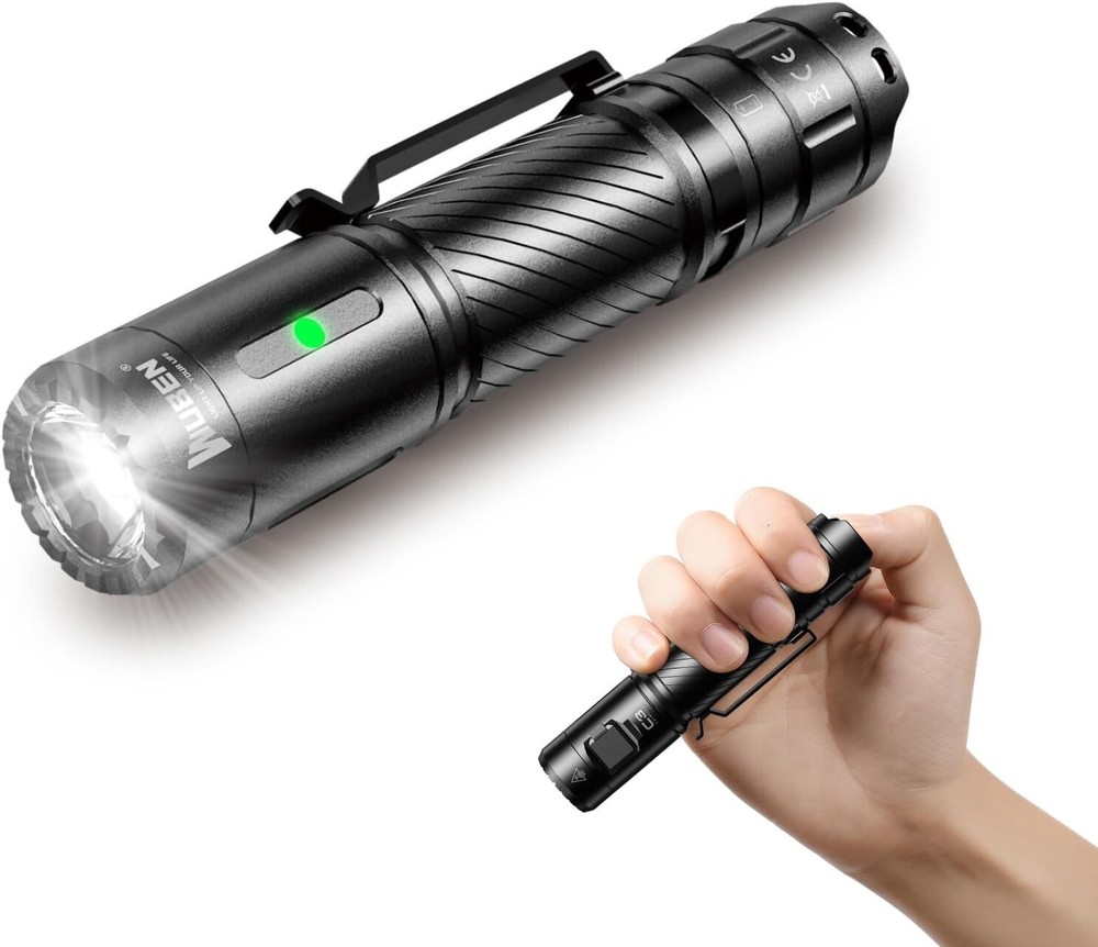 Rechargeable C3 Tactical Flashlight - 1200 Lumen Brightness, Impact Resistant