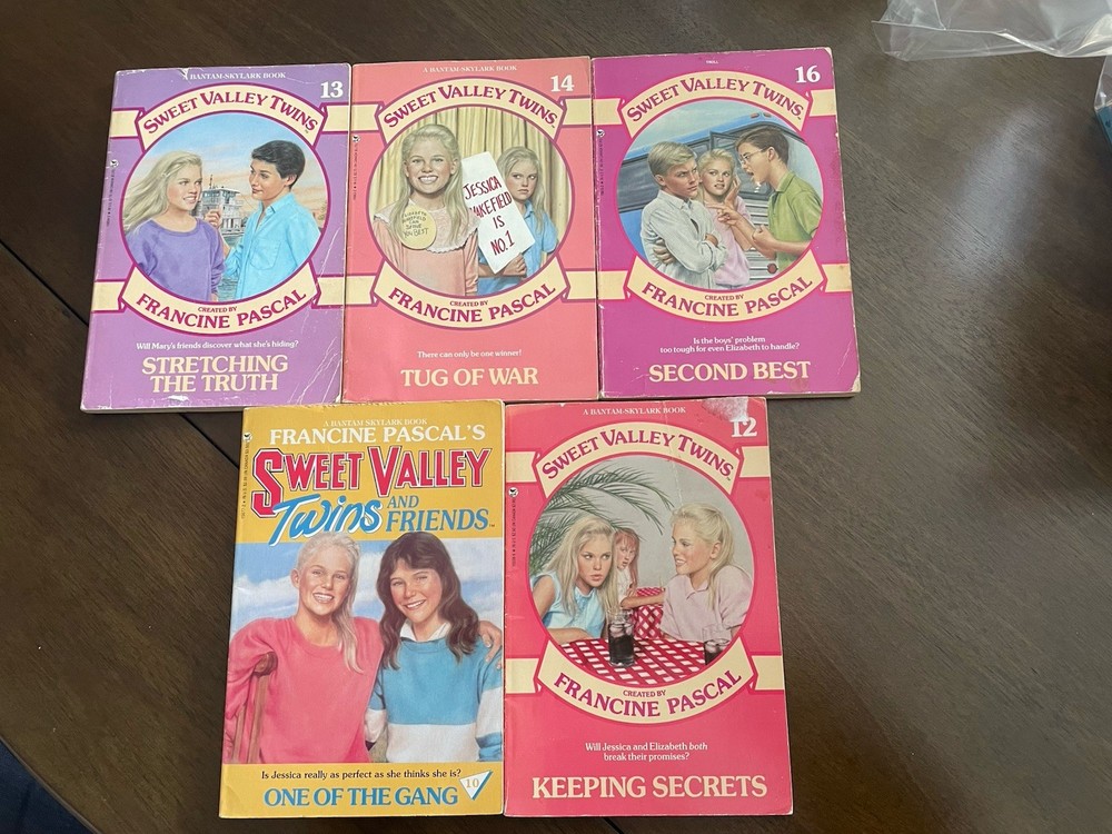 Sweet Valley Twins Lot 5 Books