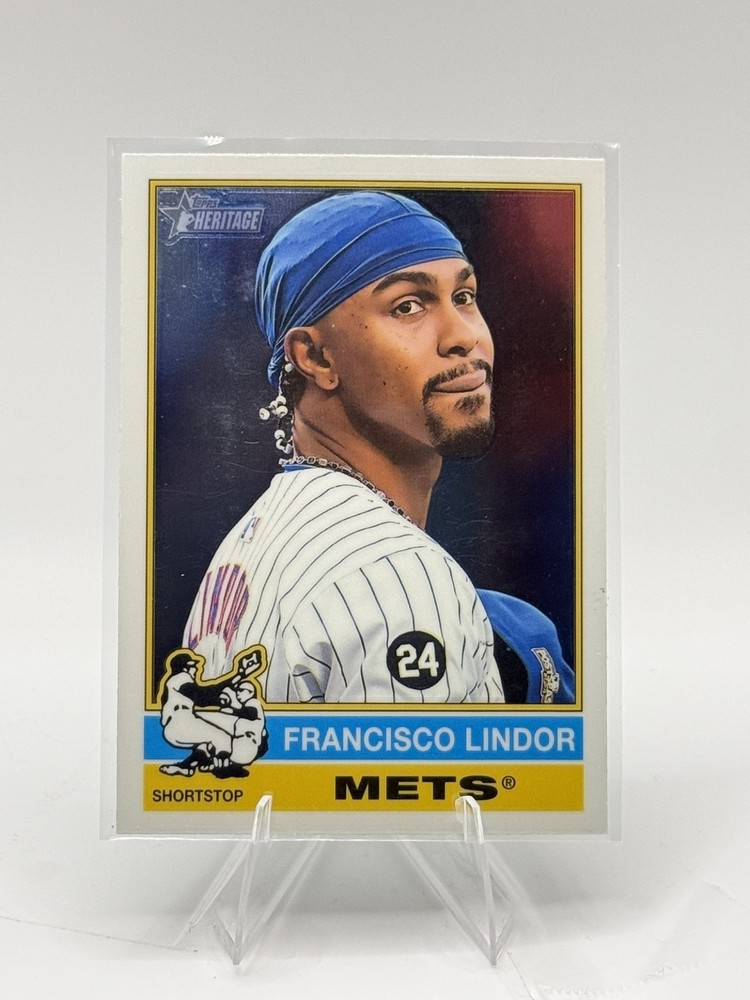 2025 Topps Baseball Heritage Francisco Lindor Chrome #229 New York Mets
