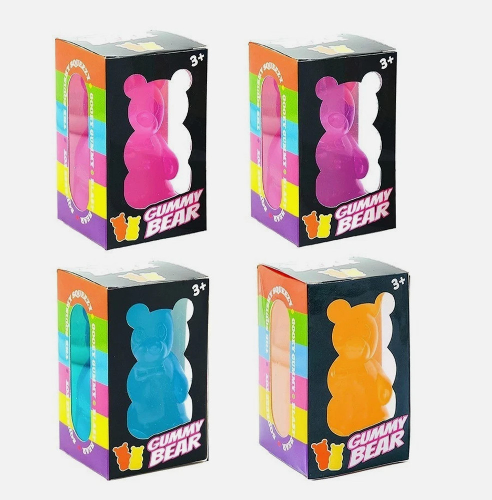 Schylling Needoh gummy bear Stress Relief Anxiety Sensory Tool Random Color