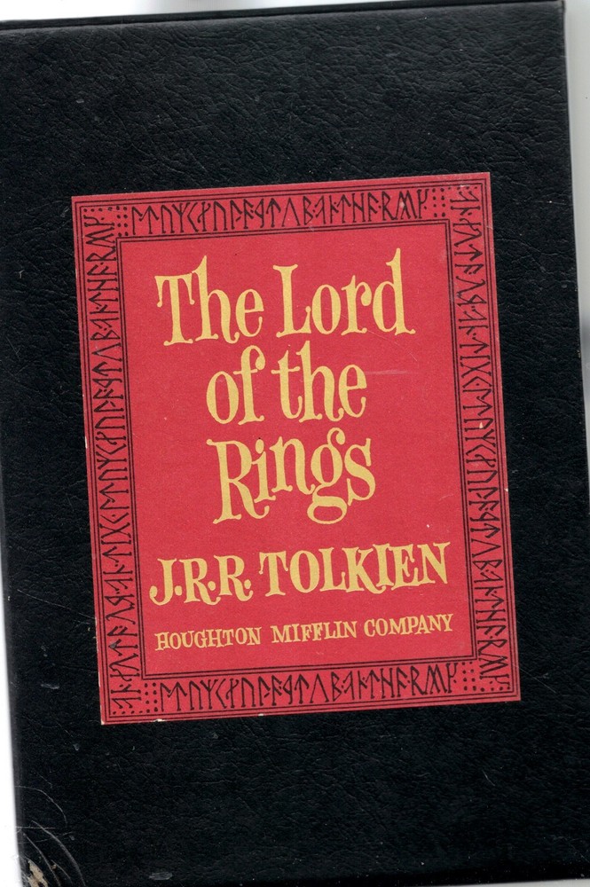 1965 2d EDITION LORD OF THE RINGS TRILOGY IN SLIPCASE ILLUSTRATED WITH MAPS GIFT