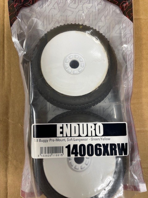 1:8 Pre-Mounted Soft Longwear ENDURO Tires #14006XRW