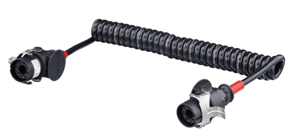 **Heavy Duty ABS/EBS Electrical Susie Coil Truck Trailer 7 Pin 24V 3.5m-image