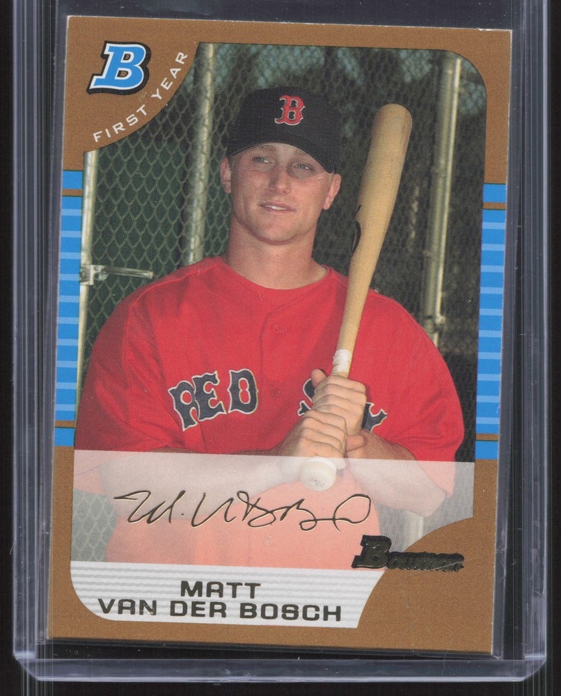 2005 Bowman #218 Matt Van Der Bosch Gold