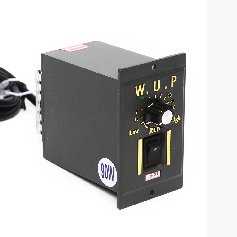 AC Gear Motor Electric Variable Speed Controller Torque 90W 1:100 0-13.5RPM 110V