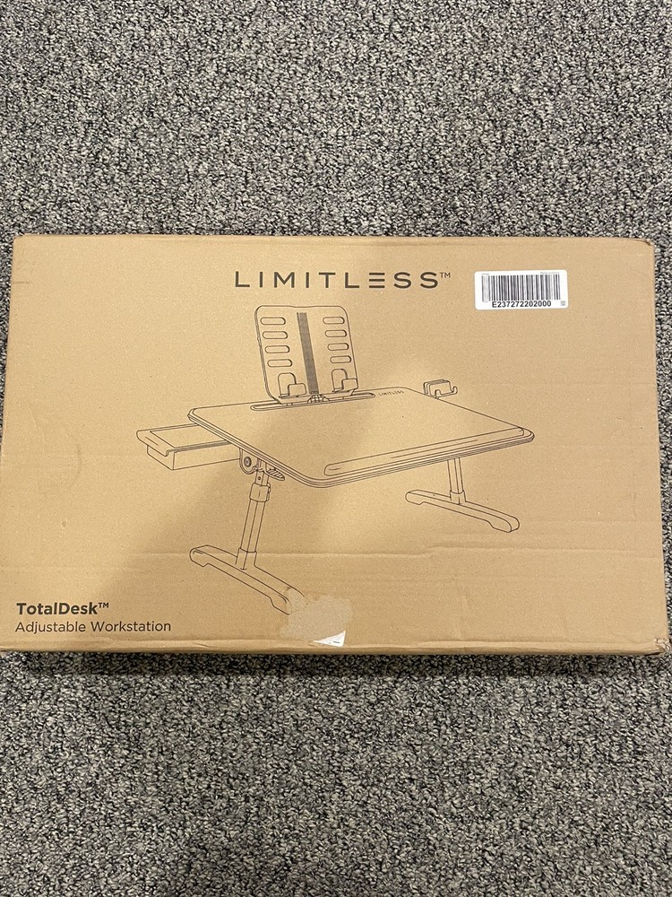 Limitless Total Office Desk Adjustable Workstation White