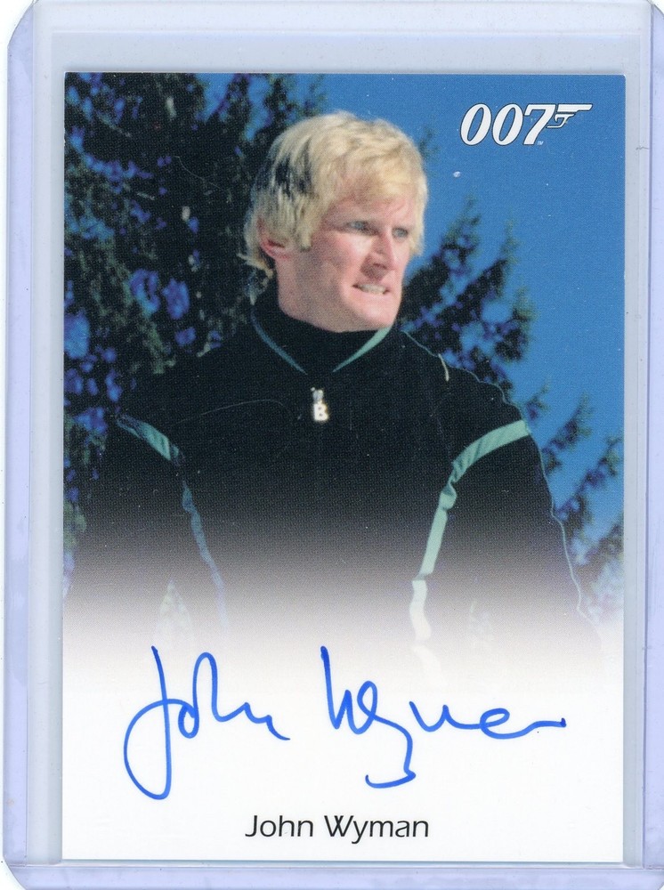 JOHN WYMAN 2012 RITTENHOUSE JAMES BOND 50th Anniversary Autograph AUTO CARD