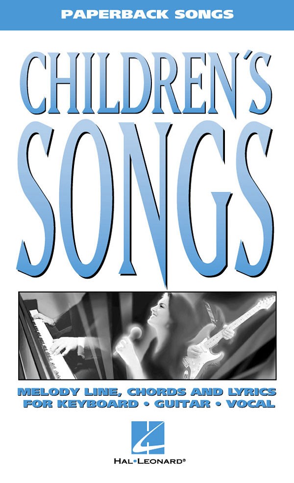 Children's Paperback Songs Lyrics Chords Keyboard Vocal Sheet Music 4x6 Book