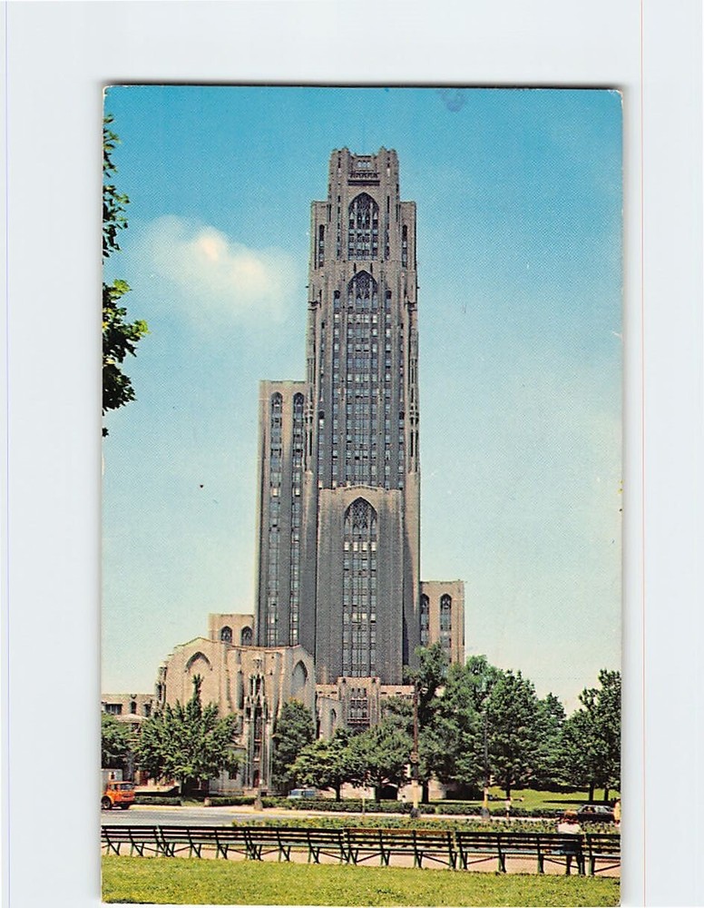 Postcard Cathedral of Learning University Of Pittsburgh Pennsylvania USA