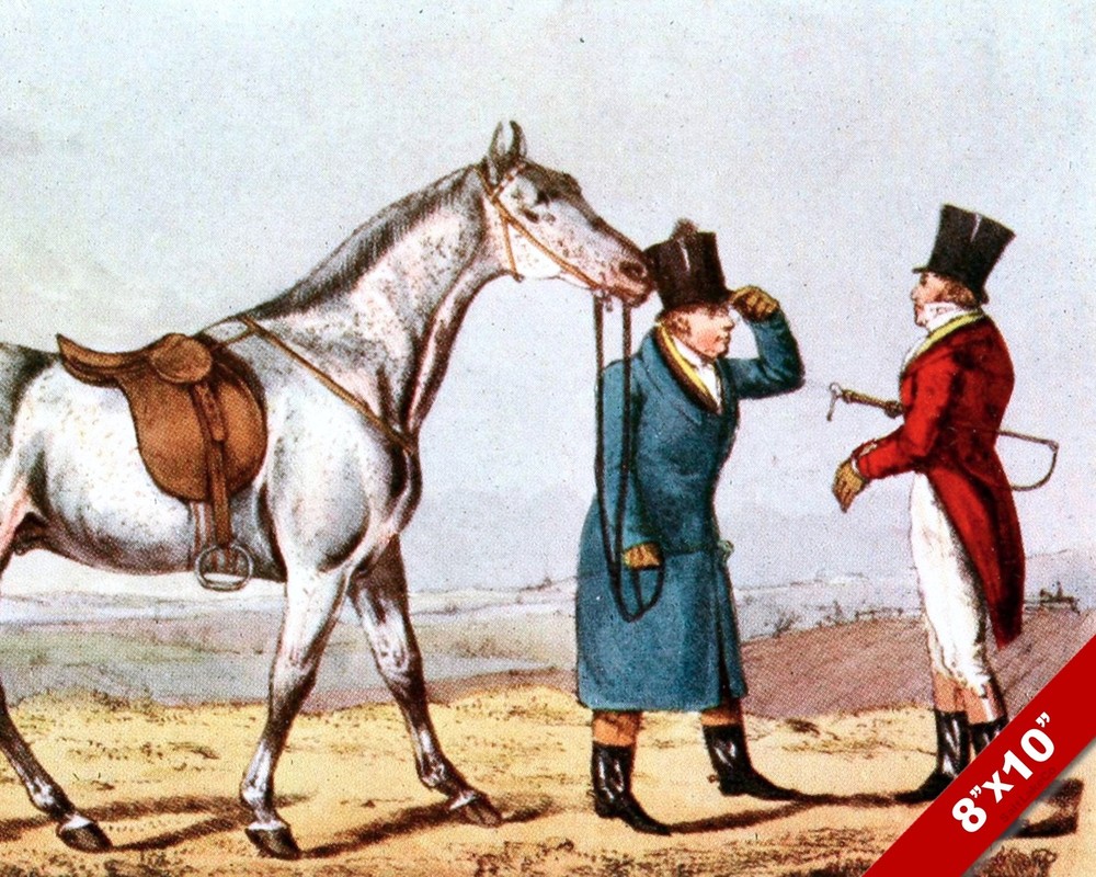 THE HUNTSMAN FOX HUNT HORSE EQUESTRIAN HUNTING ART PAINTING REAL CANVAS PRINT