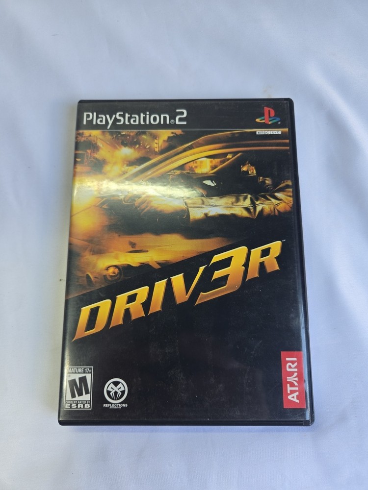 Driver 3 PS2 Game Complete with Case, Manual, Stickers and Disc