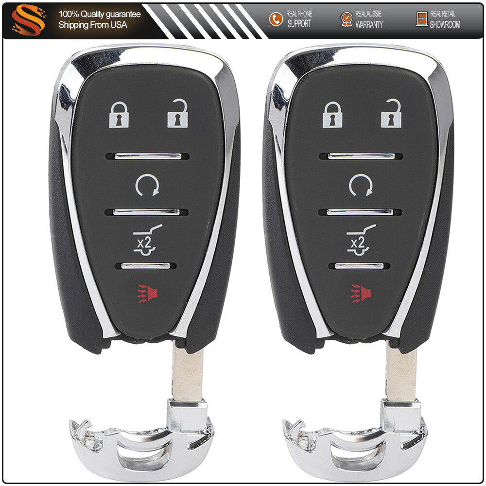 2 Remote Car Key Fob for Chevrolet Equinox 2018 2019 2020 HYQ4AA 5 Buttons