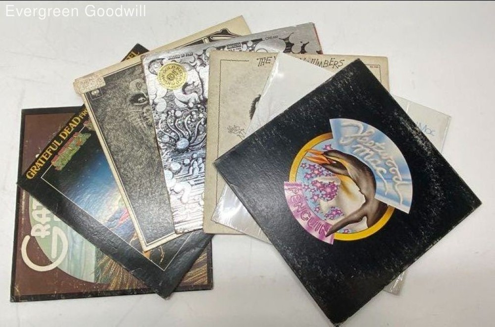 Lot of 7 Vinyl Records - Fleetwood Mac, Grateful Dead, Wheels of Fire
